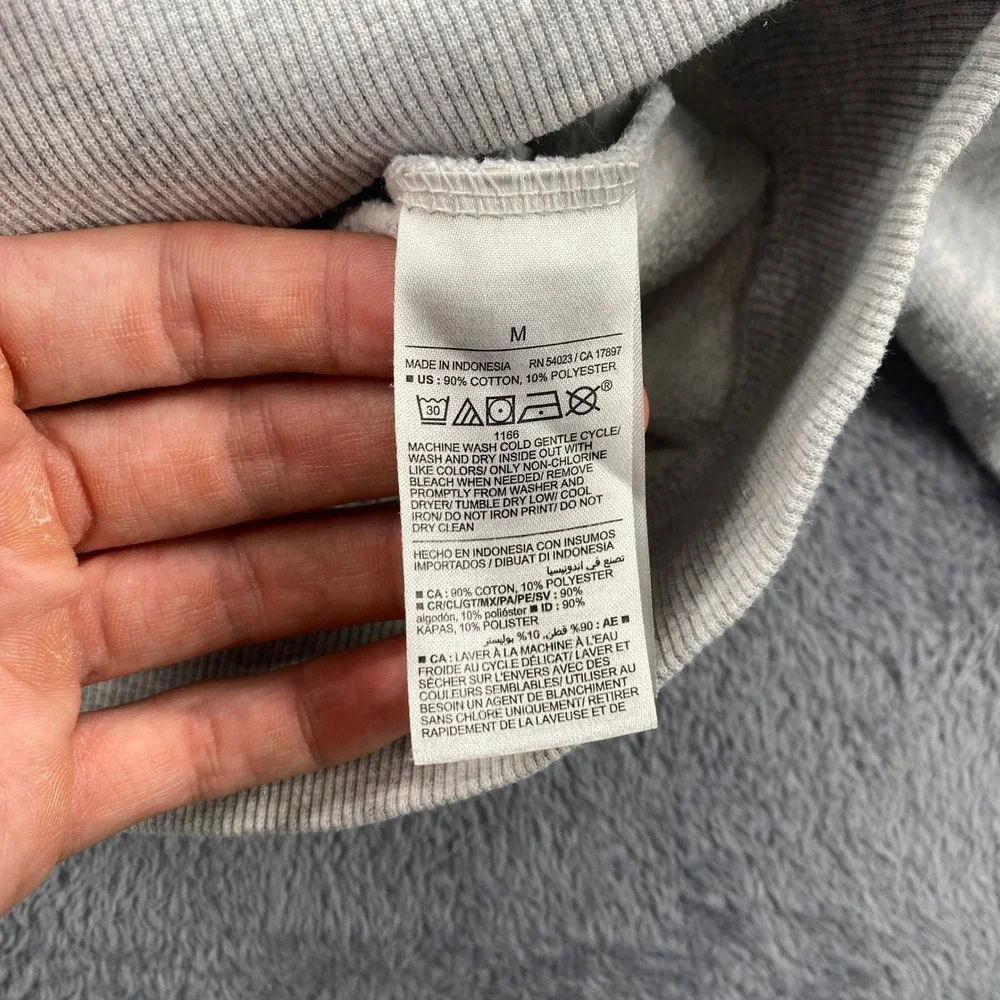 Old Navy Hoodie Womens Medium Gray California Graphic Pullover Sweatshirt